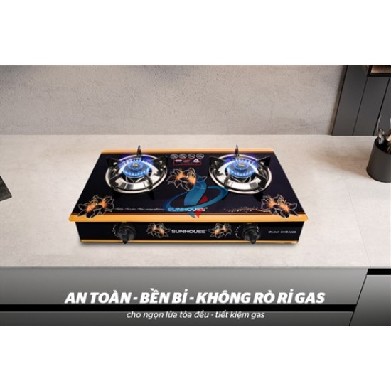 BẾP GAS DƯƠNG KÍNH SUNHOUSE SHB3226